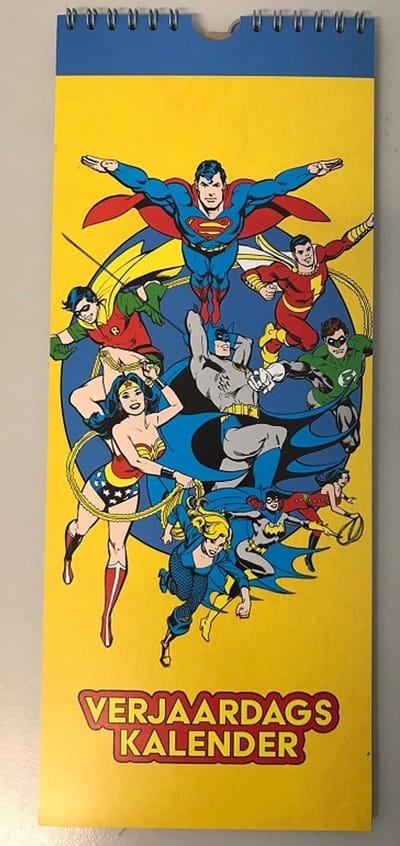 Super Heroes Verjaardagskalender