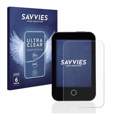 Savvies - Screenprotector voor Medtrum Touchcare nano CGM - Folie Beschermfolie transparant 6 Stuks