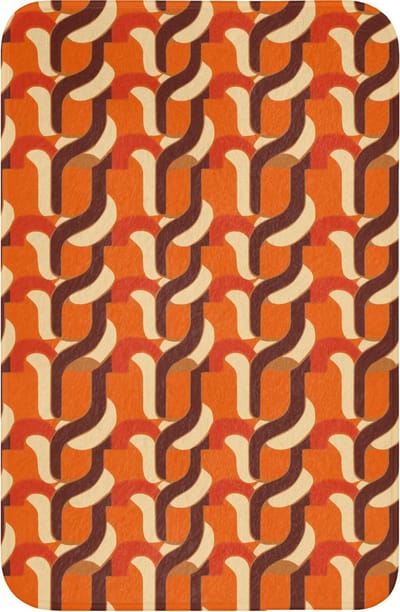 WC mat 40x60 cm - Antislip - Retro - Modern - Kleurrijk - Toiletmat - Vloermat - Douchemat - Toilet tapijt - Toiletmatten