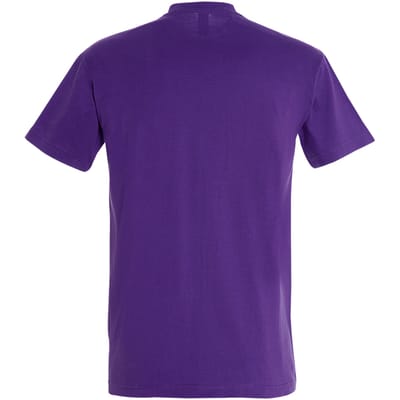 SOLS Heren Keizerlijke Zwaargewicht T-Shirt met korte mouwen (Donkerpaars)