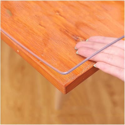 Tafelbeschermer PVC - Tafelhoes Helder - Tafel Beschermen - 2.0mm Dik - 120x120cm - Transparant
