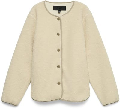 VERO MODA - VMKIMBERLY TEDDY SHORT JACKET EXCL - Dames - Gewatteerde jassen