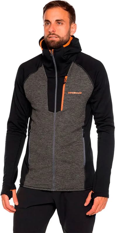 Trangoworld Etive Jas Zwart,Grijs L Man