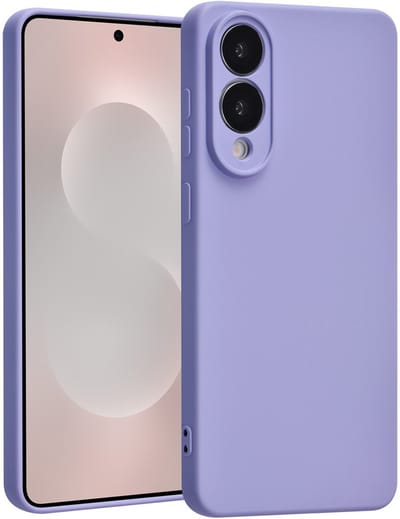 TUNIQ Back cover voor Galaxy S25 Edge - Lilac - Schokabsorberend - Antislip Grip