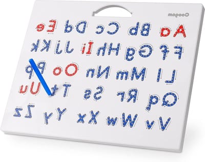 Magnetische Letters Oefenbord voor Kinderen, ABC Alphabet Board voor Educatief Schrijven en Motorische Vaardigheden, Perfect Montessori Cadeau voor 3-5 Jaar Ouders