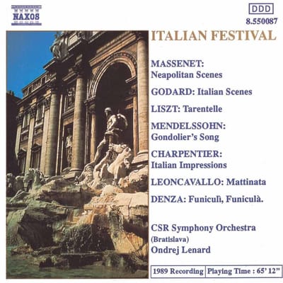 Czecho-Slovak Radio Symphony Orchestra - Italian Festival (CD)