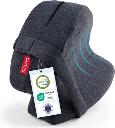 Blumtal Ergonomisch Kniekussen - Zijslaper Kussen - Orthopedisch Kniekussen - Beenkussen voor in bed - Zijslaapkussen - Grijs