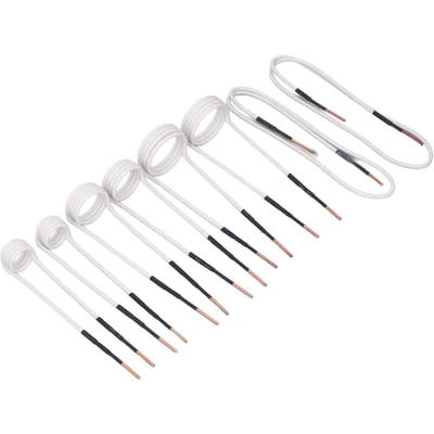 8 Stuks Inductieverwarmer Spoel 2,5 mm Messing Kern 4 Soorten Set Kit voor Verwijdering van Bouten Moeren