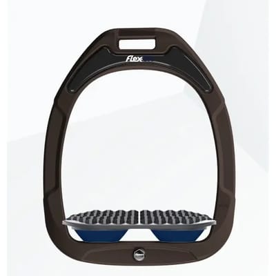 Endurance stijgbeugels Bruin/Grijs/Marine Flex-On Green Composite
