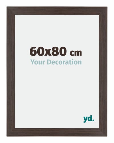 Your Decoration - Puzzellijst 60x80 cm - Eiken Donker - Puzzellijst 1500-2000 stukjes - MDF Fotolijst - Mura