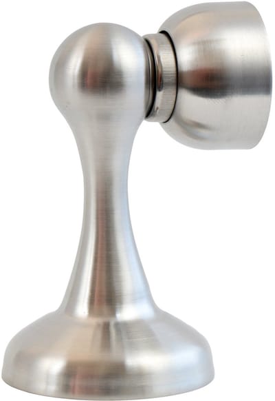Roestvrijstalen magnetische deurstopper - Deurhouder met bevestigingsmateriaal - 1 stuk - 4,9x5,8x8,3cm