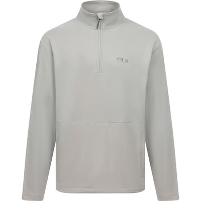 Trespass Heren Sebastian DLX Quarter Zip Fleece Top (Grijsstone)