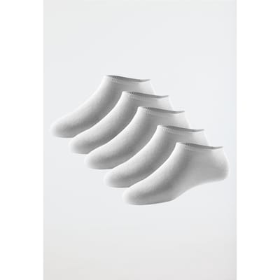 Schiesser Sneakersokken voor heren 5-pack stay fresh wit - Bluebird Heren Sokken