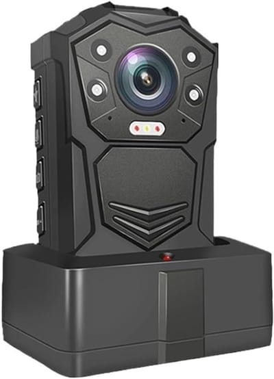Mini Body Camera - Verborgen Camera - Veiligheid Vastleggen - 125 Graden Groothoek - 2 Inch Scherm - Zwart