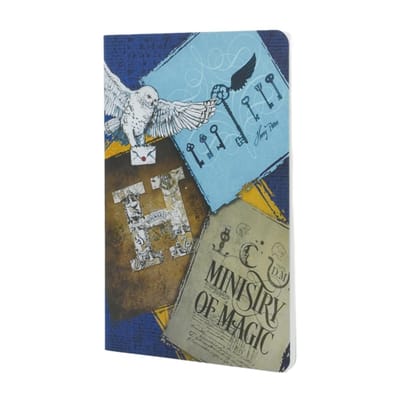 Paperblanks cahier, harry potter: moments of magic, softcover, a5, gelinieerd