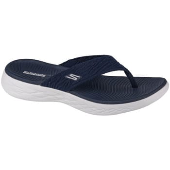 Skechers On The Go 600 Sunny, Vrouwen, Marineblauw, Slippers, maat: 36