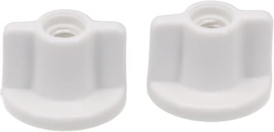 2 PACK Toiletbril Bevestigingsmateriaal voor 6MM Schroef - Vervangende Ondersteuning voor Toiletzitting en Scharnieren