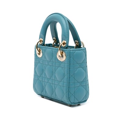 Lady Dior Mini Tas Lamsleer