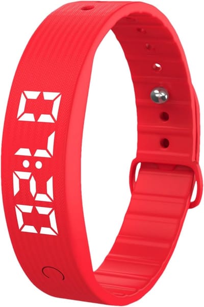 Trillend Alarm Polsband - Vibratie Herinnering - Stille Waarschuwing - 8 Alarmen Instelbaar - 24cm Lengte