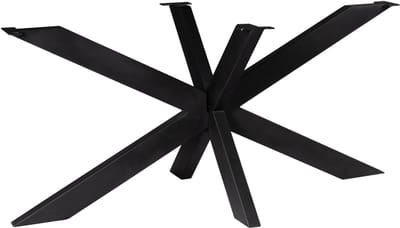 Matrixpoot Zwart Ovaal/rechthoek 160 cm Koker 5x10 cm