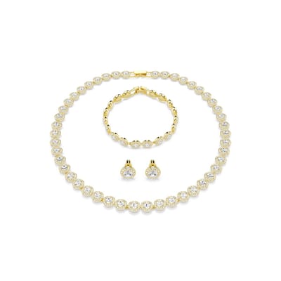 Swarovski 5750619 - Set: Armband + Oorbellen + Ketting - Verguld metaal
