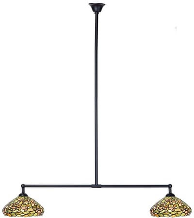 Tiffany T-lamp 2 lichts Settle Down - Art Deco Trade