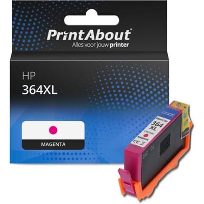 PrintAbout Inktcartridge 364XL (CB324EE) Magenta Hoge capaciteit geschikt voor HP