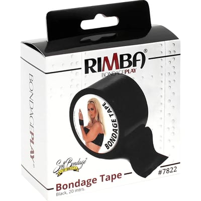 Rimba - Bondage Tape - 20 meter - Zwart
