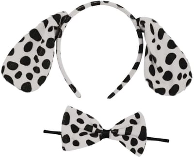 Dalmatier set - Wit zwart - 2 delig