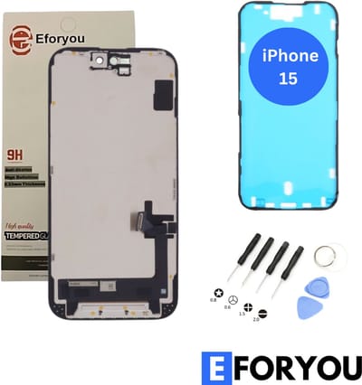Geschikt voor iPhone 15 scherm LCD & Touchscreen A+ kwaliteit - zwart
