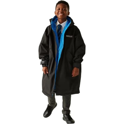 Regatta Robe Jas Zwart 5-9 Years Jongens,Meisjes