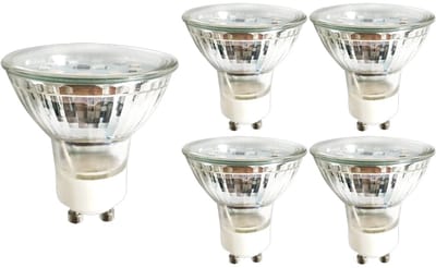 LED line LED Spot GU10 - 5W (vervangt 40W) - 450lm - Ø50mm - 230V - Energiezuinig - 5 stuks