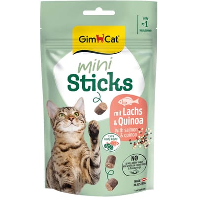 50g GimCat GimCat Ministokjes Zalm & Quinoa kattensnacks