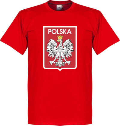 Polen Logo T-Shirt - Rood - S