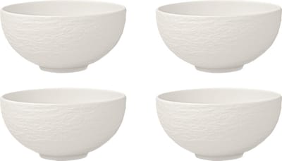 Suppen Bol Manufacture Rock Blanc Ø 12,5 cm Set van 4