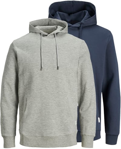 Jack & Jones Heren hoddie 2 pack Basic