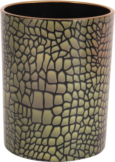 Baroque - Waxinelichtjeshouder - Waxinelichthouder Mozaïek 12,5 cm - Green - Glas - 12.5x10x10 - Glass