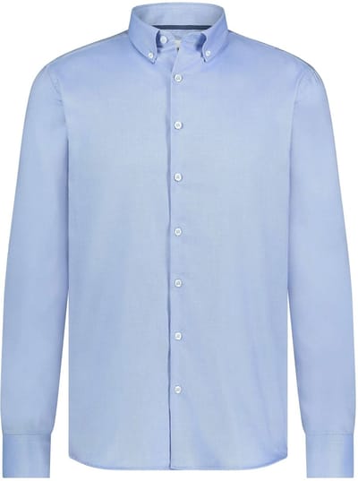 State Of Art Essentials Oxford Overhemd Blauw - Maat M - Heren - Overhemden Casual