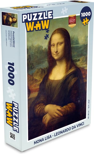 Puzzel Mona Lisa - Leonardo da Vinci - Legpuzzel - Puzzel 1000 stukjes volwassenen