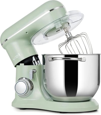 Keukenmachine - Deegmachine mixer - Bakken en koken - Krachtige 2000W motor - 8 liter kom - Zwart
