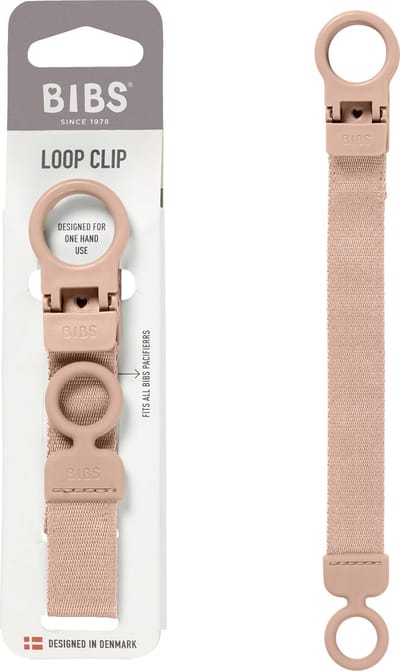 BIBS Fopspeenkoord Loop - Past op alle BIBS-fopspenen - Blush