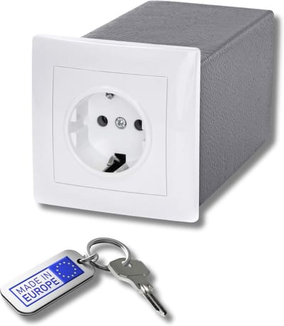 Wandkluis met Dummy Stopcontact en Magnetische Opening voor Onzichtbare Opslag