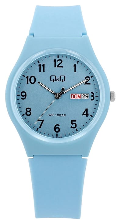 Mooi horloge blauw A212J006Y
