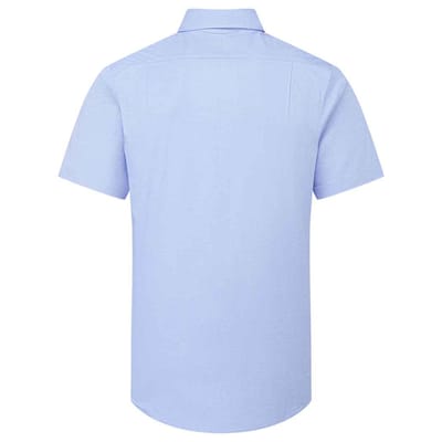 Premier Heren Supreme Oxford overhemd met korte mouwen (Oxford Blauw)