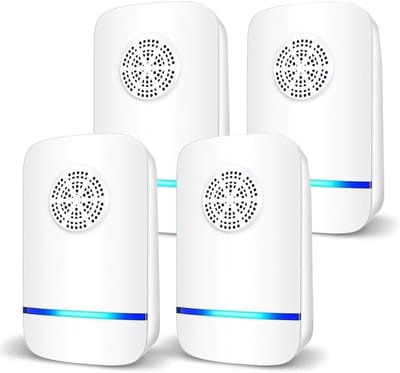 YAGXIG Ultrasone rattenverjager 4-pack - Anti-rat - Stil - Niet-giftig - Stoot effectief ratten af ​​- Ultrasone knaagdierverjager