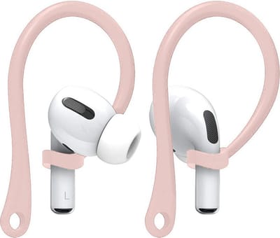 Ibley EarLoop Sport hooks roze voor Apple AirPods Pro 1/2 & AirPods 3/4 - Oorhaken - Siliconen sport haken - Geschikt voor AirPods Pro 1/2 en Apple AirPods 3/4 - Set van 2