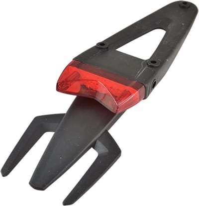 Bavette arrière support de plaque avec feu avec arrière rouge à LED 12V pour moto 50