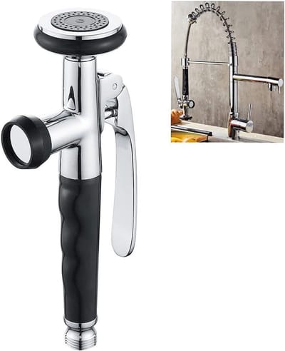 Professionele gastro handdouche, keukenkraan gastronomische douche vervanging kop douchekop, reserve douche keukendouche vaatdouche vervanging spoeldouche pendeldouche armatuur