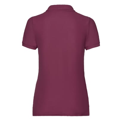 Fruit of the Loom Dames/Dames Lady Fit 65/35 Poloshirt (Bourgondië)