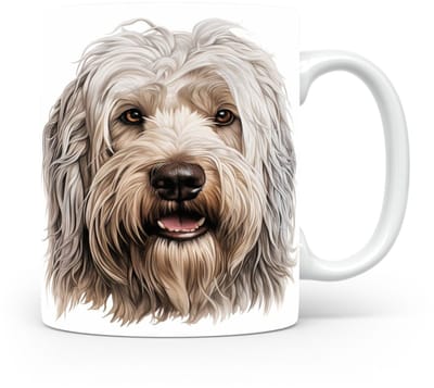 Mok Komondor Beker voor koffie of tas voor thee, cadeau voor dierenliefhebbers, moeder, vader, collega, vriend, vriendin, kantoor, opa, oma, hond, kerst, sinterklaas, verjaardag